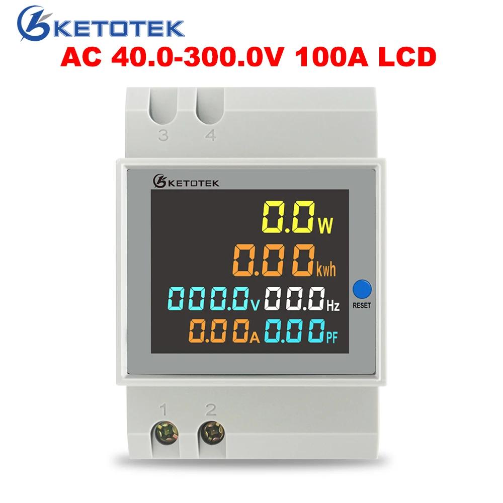 KetoteK-Din Rail  0-100A  AC 80-300V 250V-450V а, Led ÷ Amp Ʈ  ° Ȱ Ʈ 